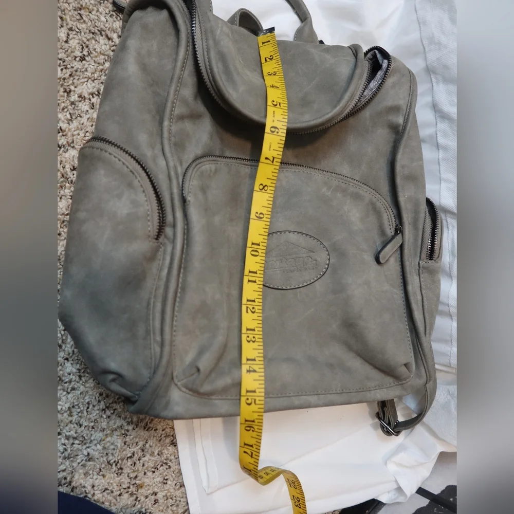 Portage Travel Gear Stylish Gray Women's Backpack